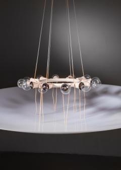 Hans Bergstr m Large Hans Bergstrom plexiglass ceiling lamp - 2709760