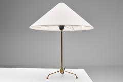 Hans Bergstr m Model A 6265 Brass Table Lamp by Hans Bergstr m Attr for ASEA Sweden 1950s - 4638163