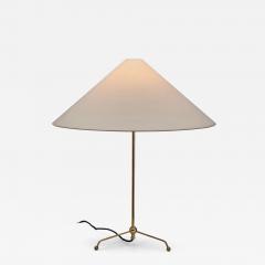 Hans Bergstr m Model A 6265 Brass Table Lamp by Hans Bergstr m Attr for ASEA Sweden 1950s - 4648635