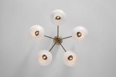 Hans Bergstr m Pair of Ceiling Lamps by Hans Bergstr m for Asea Sweden Mid 20th Century - 4149284