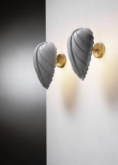Hans Bergstr m Pair of Hans Bergstr m C443 wall lamps - 4400437