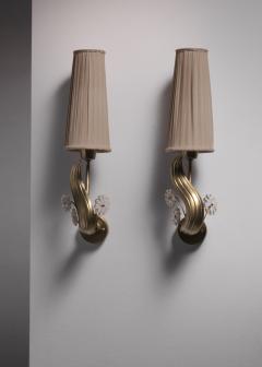 Hans Bergstr m Pair of Hans Bergstr m wall lamps - 3537327