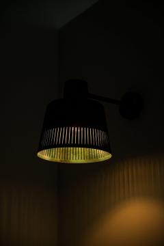 Hans Bergstr m Pair of Scandinavian Modern Wall Lamps in Copper by Hans Bergstr m 1940s - 4632640