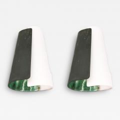 Hans Bergstr m Pair of Wall Lamps in Copper and Plexiglass by Hans Bergstr m 1940s - 4632928