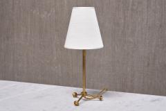 Hans Bergstr m Rare Hans Bergstr m Brass Table Lamp Model 732 Atelj Lyktan Sweden 1940s - 4300576