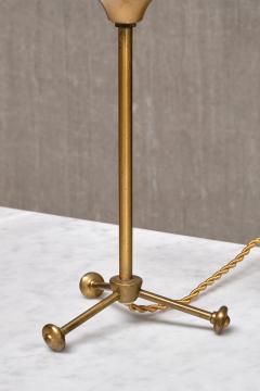 Hans Bergstr m Rare Hans Bergstr m Brass Table Lamp Model 732 Atelj Lyktan Sweden 1940s - 4300577
