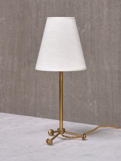 Hans Bergstr m Rare Hans Bergstr m Brass Table Lamp Model 732 Atelj Lyktan Sweden 1940s - 4300581