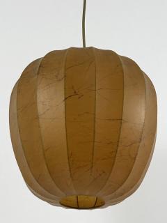 Hans Bergstr m Rare Mid Century Modern Cocoon Pendant Lamp or Hanging Light Sweden 1960s - 4713514