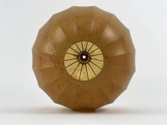 Hans Bergstr m Rare Mid Century Modern Cocoon Pendant Lamp or Hanging Light Sweden 1960s - 4713518