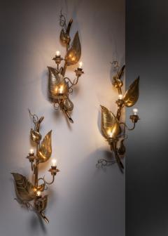 Hans Bergstr m Set of 3 Hans Bergstr m wall lamps - 4118644