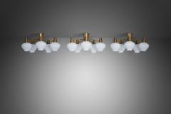Hans Bergstr m Set of Three Ceiling Lamps by Hans Bergstr m for ASEA Sweden Mid 20th Century - 4148920