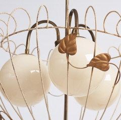 Hans Bergstr m Swedish Modern style ceiling lamp attributed to Hans Bergstr m - 3027419