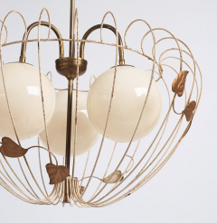 Hans Bergstr m Swedish Modern style ceiling lamp attributed to Hans Bergstr m - 3027421