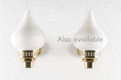 Hans Bergstr m Swedish Wall Lamps in Brass and Opaline Glass by Hans Bergstr m for ASEA - 902317