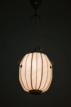 Hans Bergstr m Very Rare Ceiling Lamp Model 59 by Hans Bergstr m 1940s - 4443450