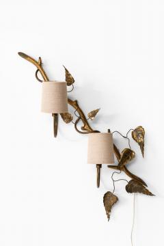 Hans Bergstr m Wall Lamp Probably Produced by Atelj Lyktan - 2123133