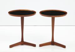Hans C Andersen 1960s Hans C Andersen Tripod Teak Modernist Side Tables - 2572845