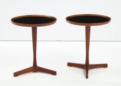 Hans C Andersen 1960s Hans C Andersen Tripod Teak Modernist Side Tables - 2572847