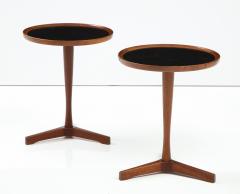 Hans C Andersen 1960s Hans C Andersen Tripod Teak Modernist Side Tables - 2572854