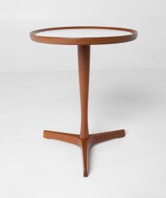 Hans C Andersen Hans C Andersen Mid Century Modern Side Table in White Artex Denmark 1960s - 4564019