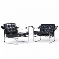 Hans Eichenberger Hans Eichenberger for De Sede Model HE 113 Mid Century Lounge Chairs Pair - 4352077