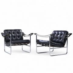 Hans Eichenberger Hans Eichenberger for De Sede Model HE 113 Mid Century Lounge Chairs Pair - 4352080