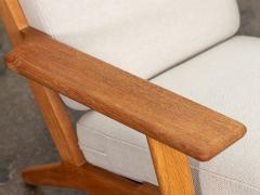 Hans J Wegner GE290A White Oak Lounge Chairs - 2882883