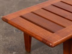 Hans J Wegner for Johannes Hansen Slatted Teak Bench - 2962587