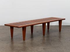 Hans J Wegner for Johannes Hansen Slatted Teak Bench - 2962594