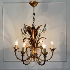 Hans K gl HANS KOGL GILT CALLA LILY CHANDELIER 1970S - 3030730