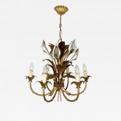 Hans K gl HANS KOGL GILT CALLA LILY CHANDELIER 1970S - 3036258