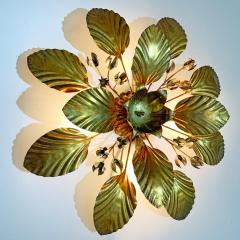 Hans K gl Hans Kogl Leaf and Flower Ceiling Lights 1970s - 3037514