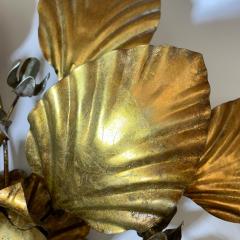 Hans K gl Hans Kogl Leaf and Flower Ceiling Lights 1970s - 3037517