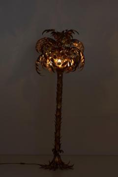 Hans K gl Huge Gilt Metal Palm Tree Floor Lamp by Hans K gl - 701111