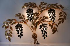 Hans K gl Huge Pioggia dOro Gilt Metal Wall Lamp or Sconce by Hans K gl 1970s Germany - 2141642