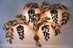 Hans K gl Huge Pioggia dOro Gilt Metal Wall Lamp or Sconce by Hans K gl 1970s Germany - 2141643