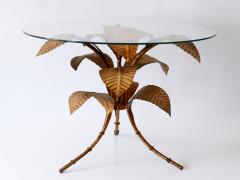 Hans K gl Mid Century Modern Amazing Palm Leaves Coffee Table by Hans K gl Germany 1970s - 2609596