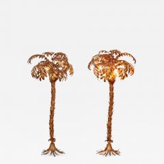 Hans K gl Pair of Huge Gilt Metal Palm Tree Floor Lamps by Hans Ko gl - 551854