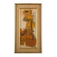 Hans Kline Abstract in Earth Tones by Hans Kline Canadian 1924 1994  - 4479872