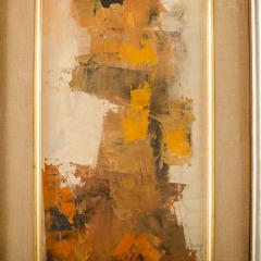 Hans Kline Abstract in Earth Tones by Hans Kline Canadian 1924 1994  - 4479874