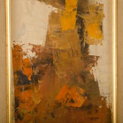 Hans Kline Abstract in Earth Tones by Hans Kline Canadian 1924 1994  - 4479878