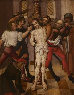 Hans Leonhard Sch ufelein Flagellation of Christ Entombment of Christ A Pair  - 4641025