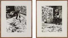 Hans Namuth Pair of Photograph of Jackson Pollock by Hans Namuth - 343281