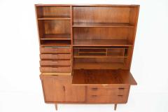 Hans Olsen Danish Modern Teak Secretary Desk with Storage - 1627792