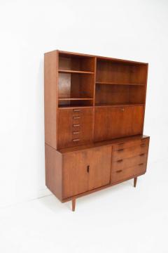 Hans Olsen Danish Modern Teak Secretary Desk with Storage - 1627794