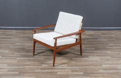 Hans Olsen Hans Olsen Cane Teak Lounge Chair for Juul Kristensen - 3897217