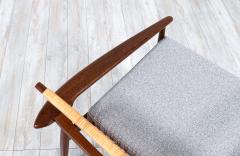 Hans Olsen Hans Olsen Teak Lounge Chair with Cane Backrest for Juul Kristensen - 2209364