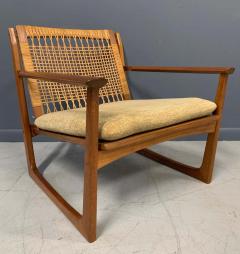 Hans Olsen Hans Olsen Teak and Cane Lounge Chair for Juul Kristensen Midcentury - 1761561