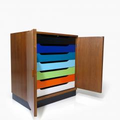 Hans Olsen Mid Century Multicolored Dresser Cabinet - 3343418