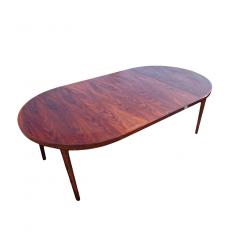 Hans Olsen Scandinavian Rosewood Extendable Dining Table by Hans Olsen - 2413305